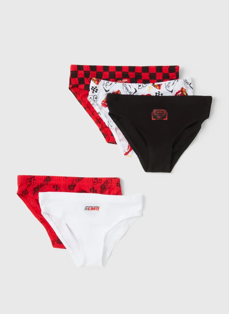 Matalan 5 Pack Cars Boys Multicoloured Briefs